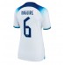 Cheap England Harry Maguire #6 Home Football Shirt Women World Cup 2022 Short Sleeve